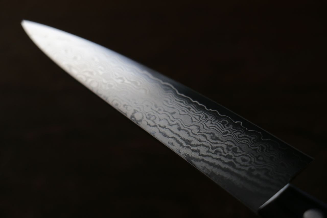 伊勢屋 V金10号 ダマスカス ペティーナイフ 120mm - 清助刃物