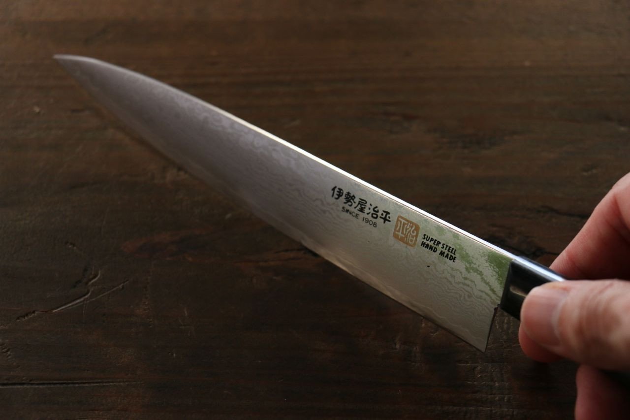 伊勢屋 V金10号 ダマスカス ペティーナイフ 150mm - 清助刃物