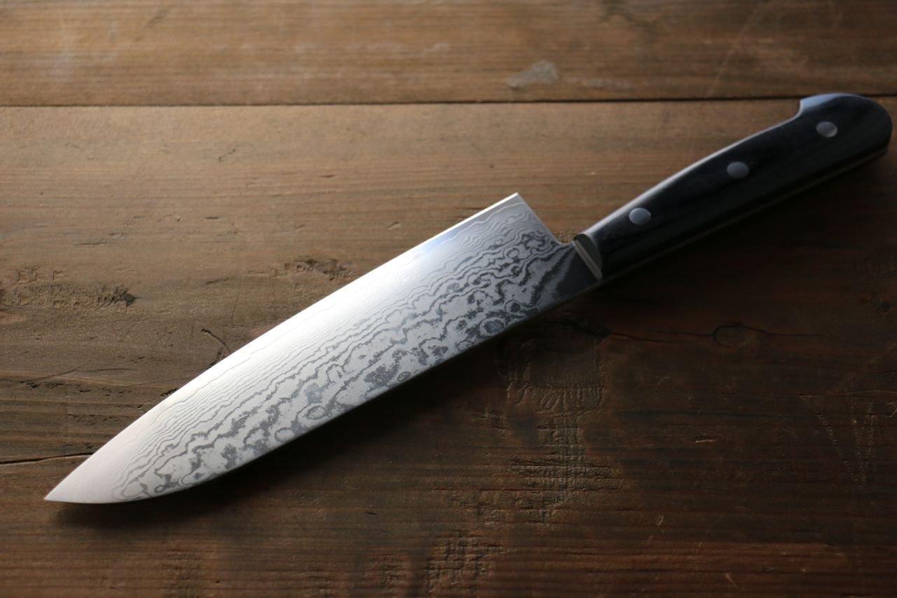 伊勢屋 V金10号 ダマスカス 三徳包丁 180mm - 清助刃物