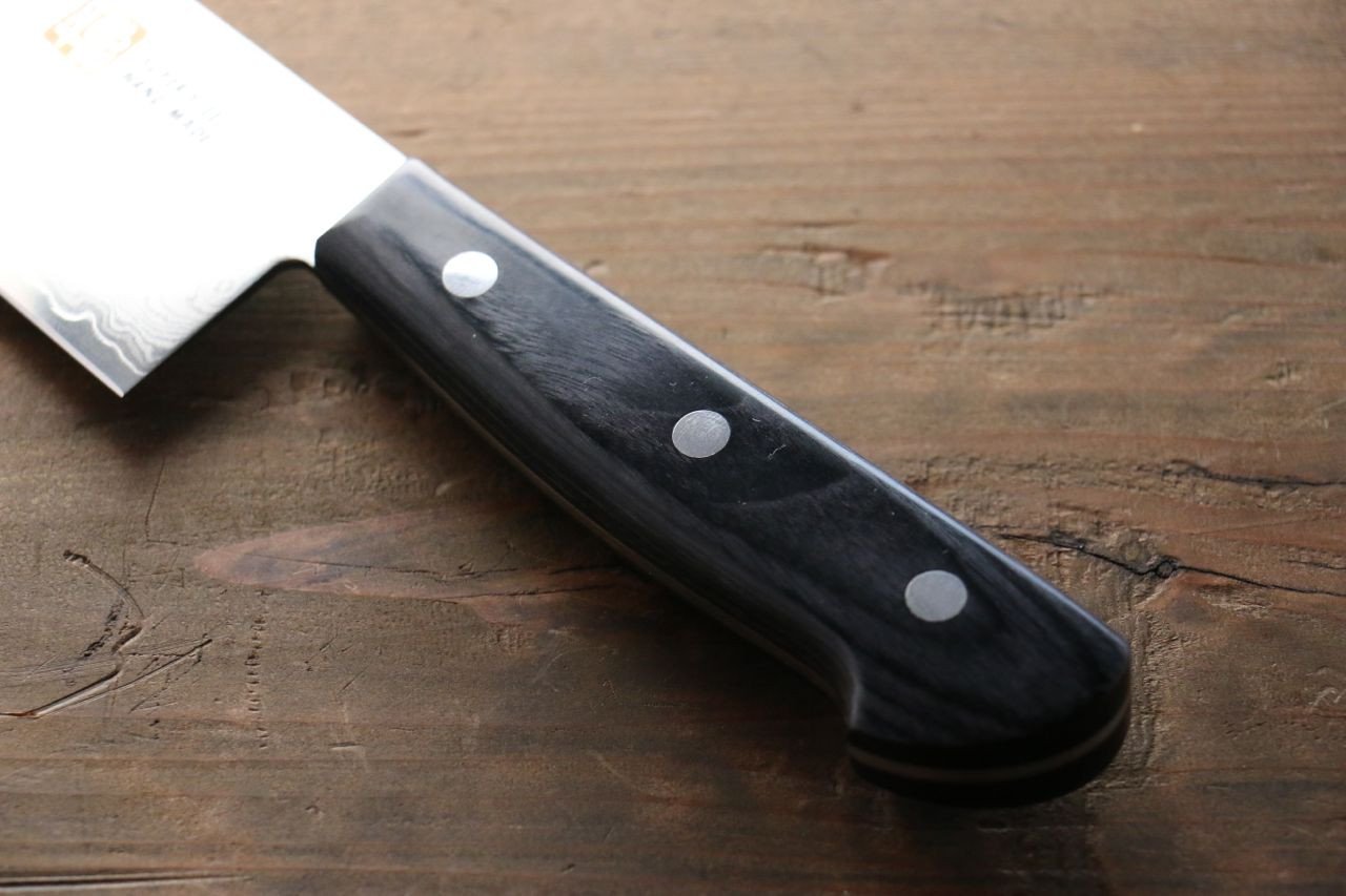 伊勢屋 V金10号 ダマスカス 三徳包丁 180mm - 清助刃物