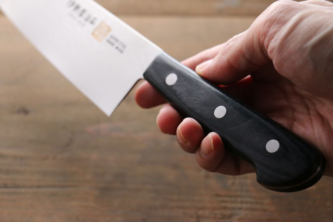 伊勢屋 V金10号 ダマスカス 三徳包丁 180mm - 清助刃物
