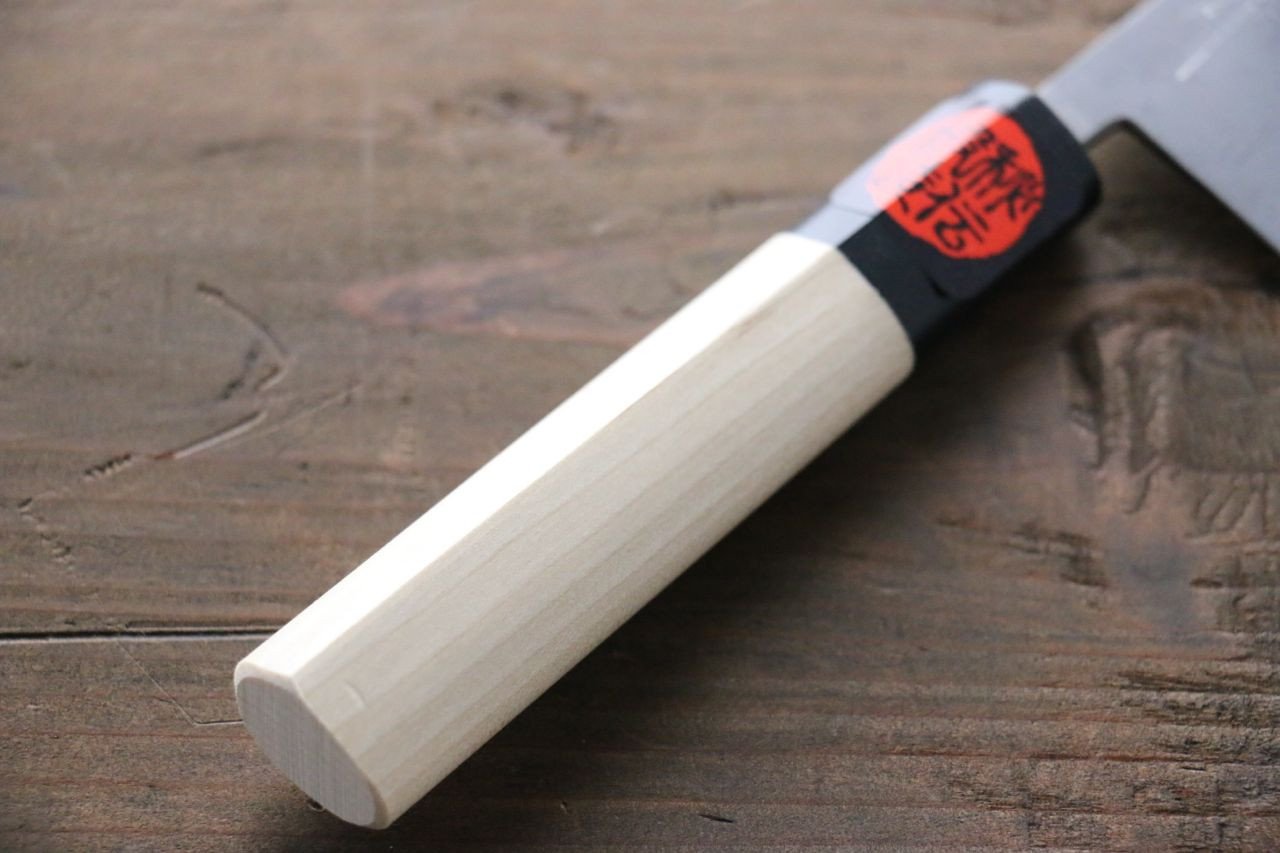 田中 誠貴 青ニ鋼 17層ダマスカスダマスカス ペティーナイフ 150mm 朴柄 - 清助刃物