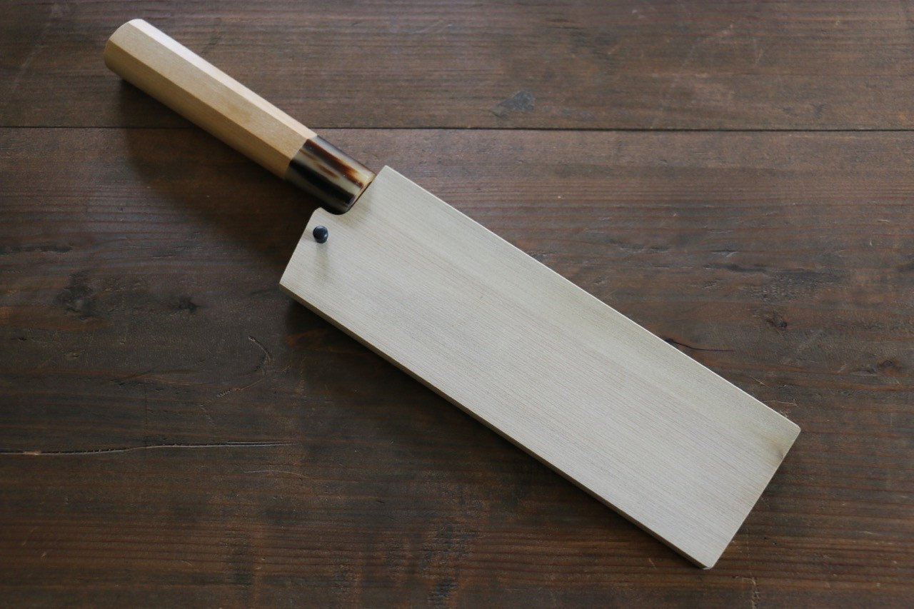 (中) 朴 鞘 菜切包丁用 合板ピン付き 180mm - 清助刃物