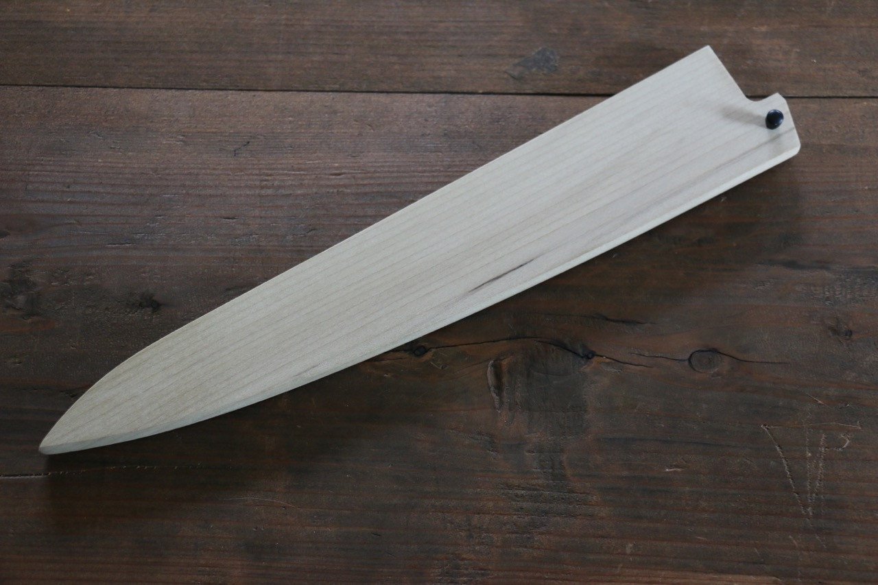朴鞘 筋引き包丁用 黒合板ピン付き 240mm - 清助刃物