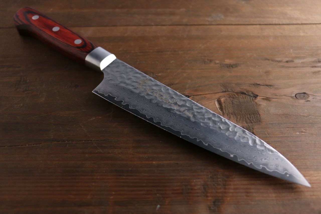 堺 孝行 33層 ダマスカス 牛刀包丁 180mm & ペティナイフ 120mm セット - 清助刃物