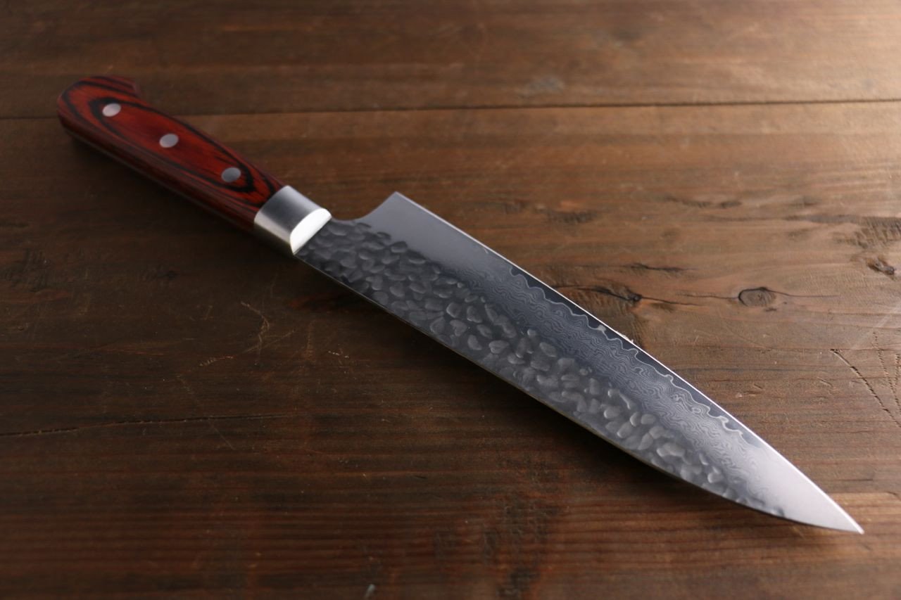 堺 孝行 33層 ダマスカス 牛刀包丁 180mm & ペティナイフ 120mm セット - 清助刃物
