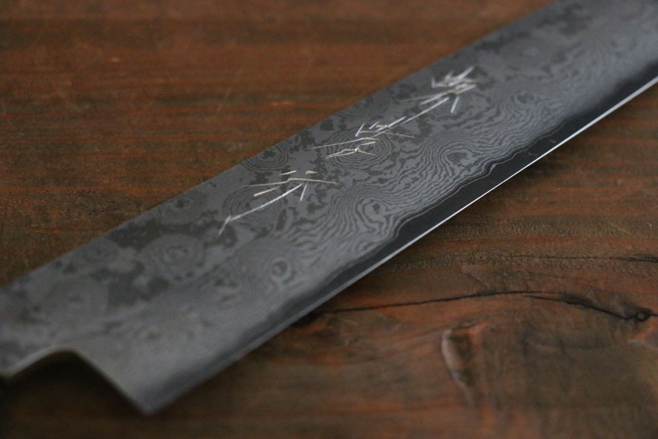 堺 孝行 銀三鋼 ダマスカス 筋引包丁 240mm - 清助刃物