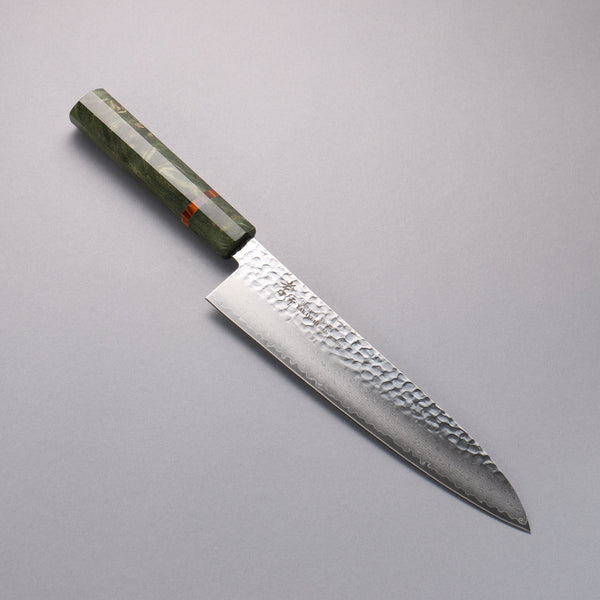 堺 孝行 V金10号 33層ダマスカス 牛刀包丁 和包丁 240mm スタビライズ