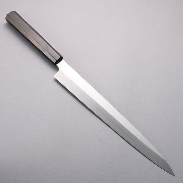 源 昭忠 本焼 DX 青ニ鋼 霞研 柳刃包丁 300mm 黒檀柄 – 清助刃物 Japan