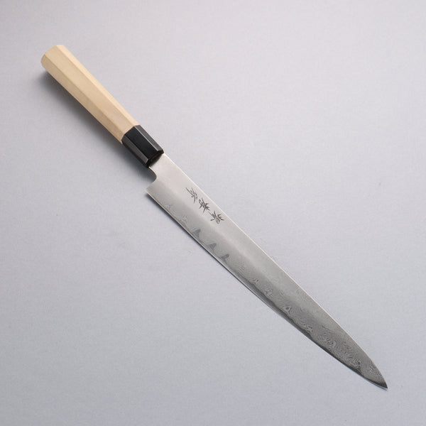 堺 孝行 銀三鋼 ダマスカス 筋引包丁 270mm – 清助刃物 Japan