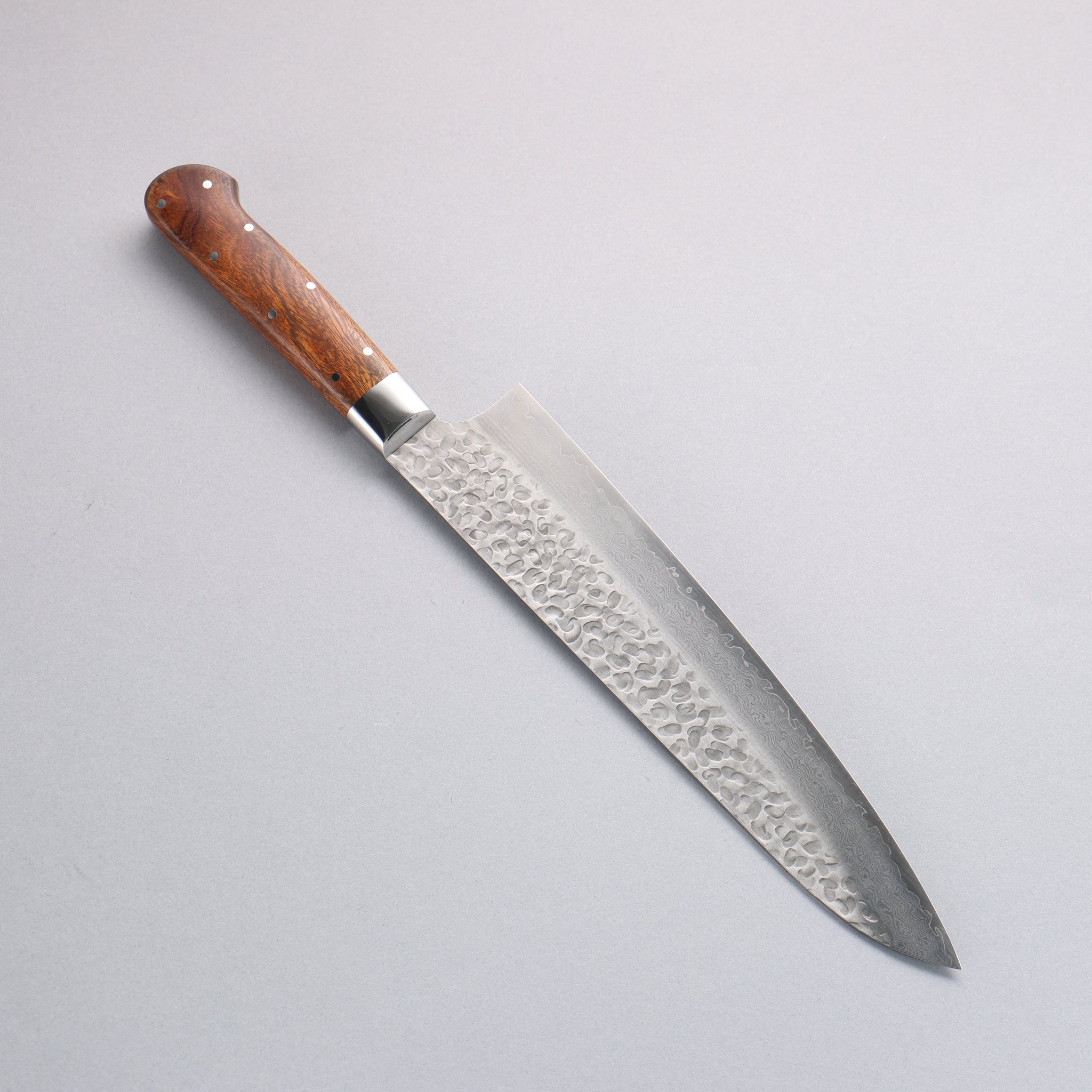 堺 孝行 VG10 33層 ダマスカス 牛刀包丁 240mm デザートアイアンウッド（杉原モデル）柄 - 清助刃物