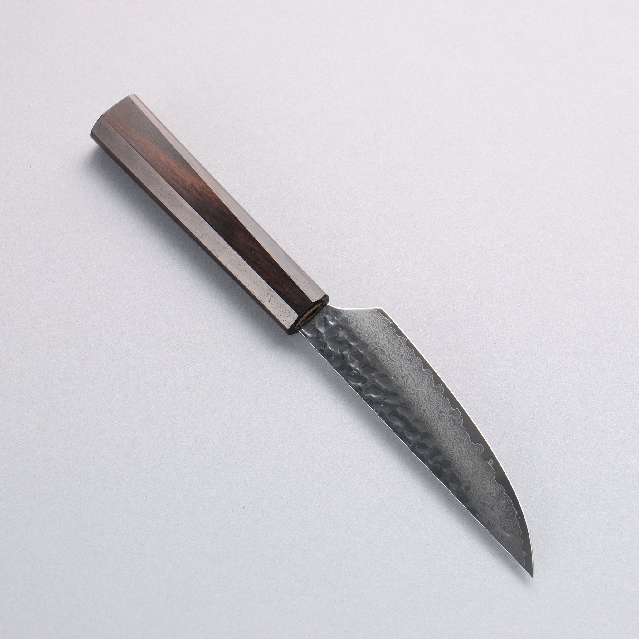 堺 孝行 VG10 33層 ダマスカス ステーキナイフ 120mm 黒檀 (6角ティアドロップ)柄 - 清助刃物