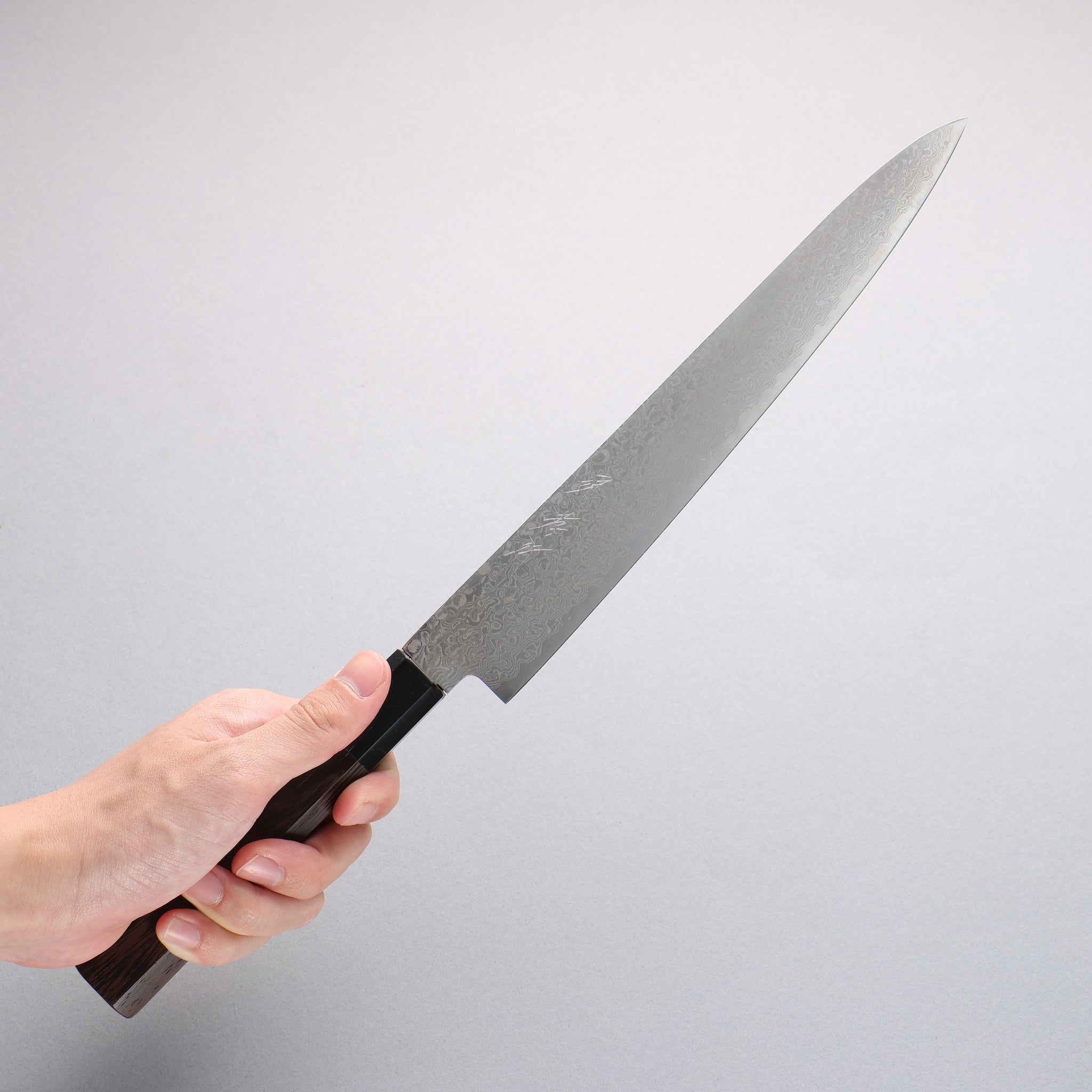 堺 孝行 銀河 ZA-18 ダマスカス 筋引包丁 240mm ウェンジ柄 - 清助刃物