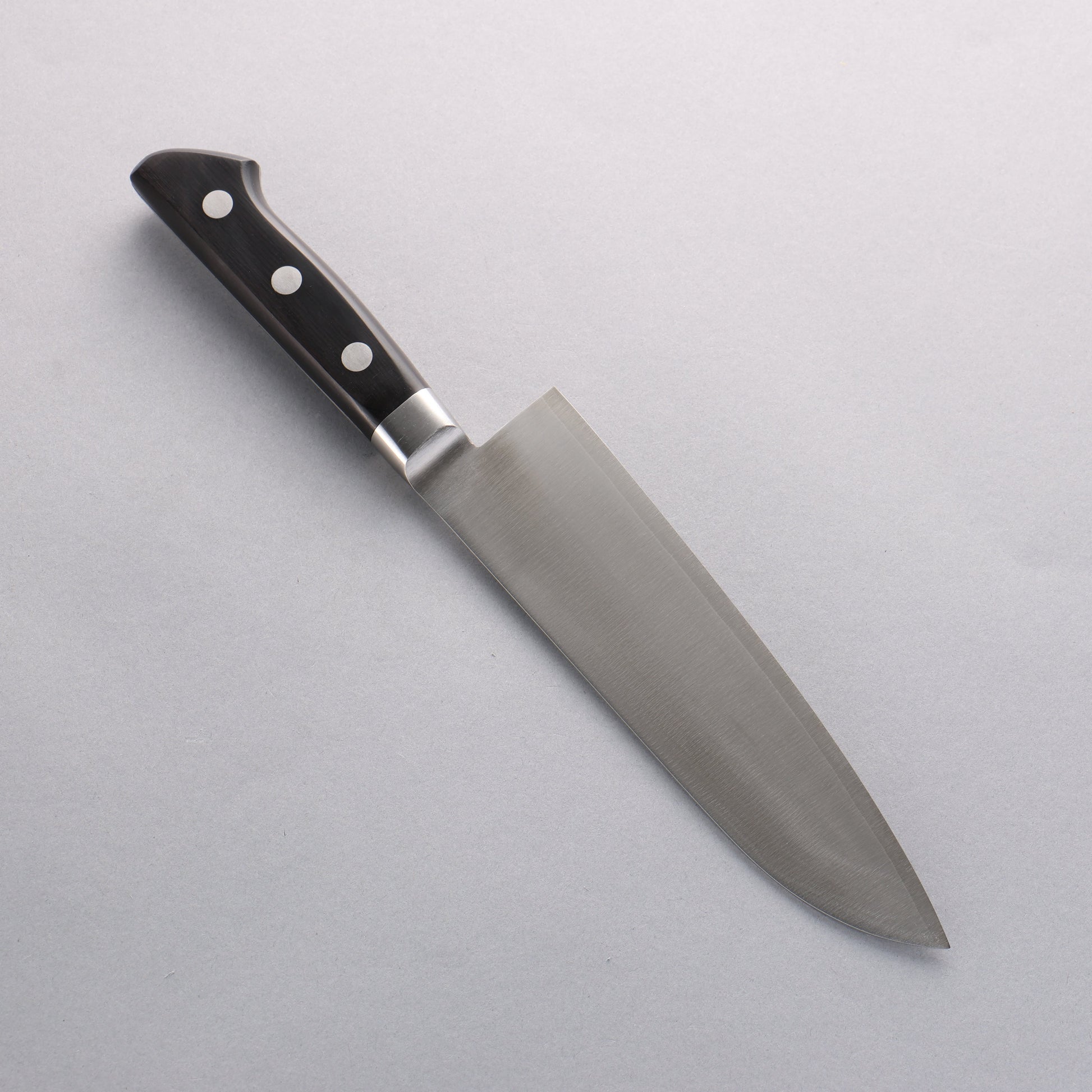 清助 V金1号 三徳包丁 180mm 黒合板柄 - 清助刃物