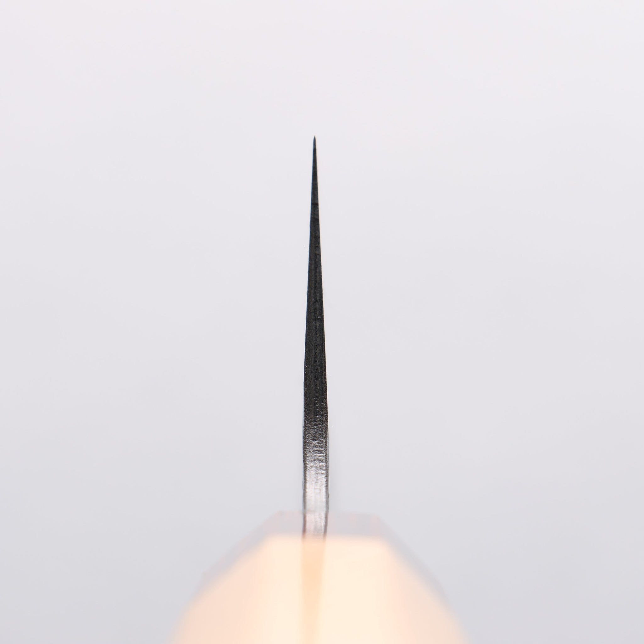 堺 孝行 青スーパー鋼 鎚目 黒仕上げ 剣型牛刀包丁 190mm - 清助刃物