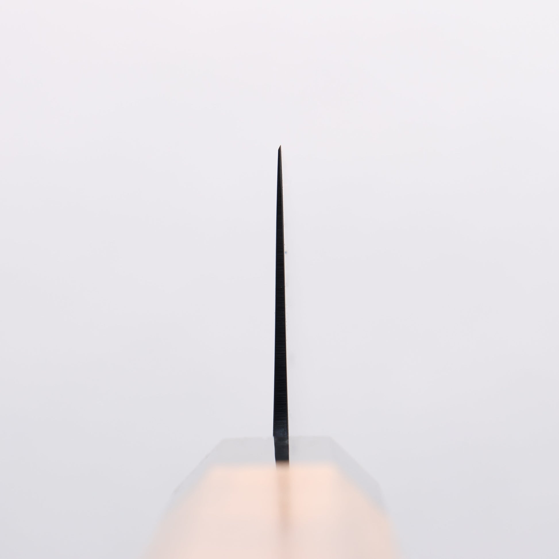 清助 SK-85鋼 イオンプレーティング 切付三徳包丁 180mm チーク (口輪：黒プラスチック)柄 - 清助刃物