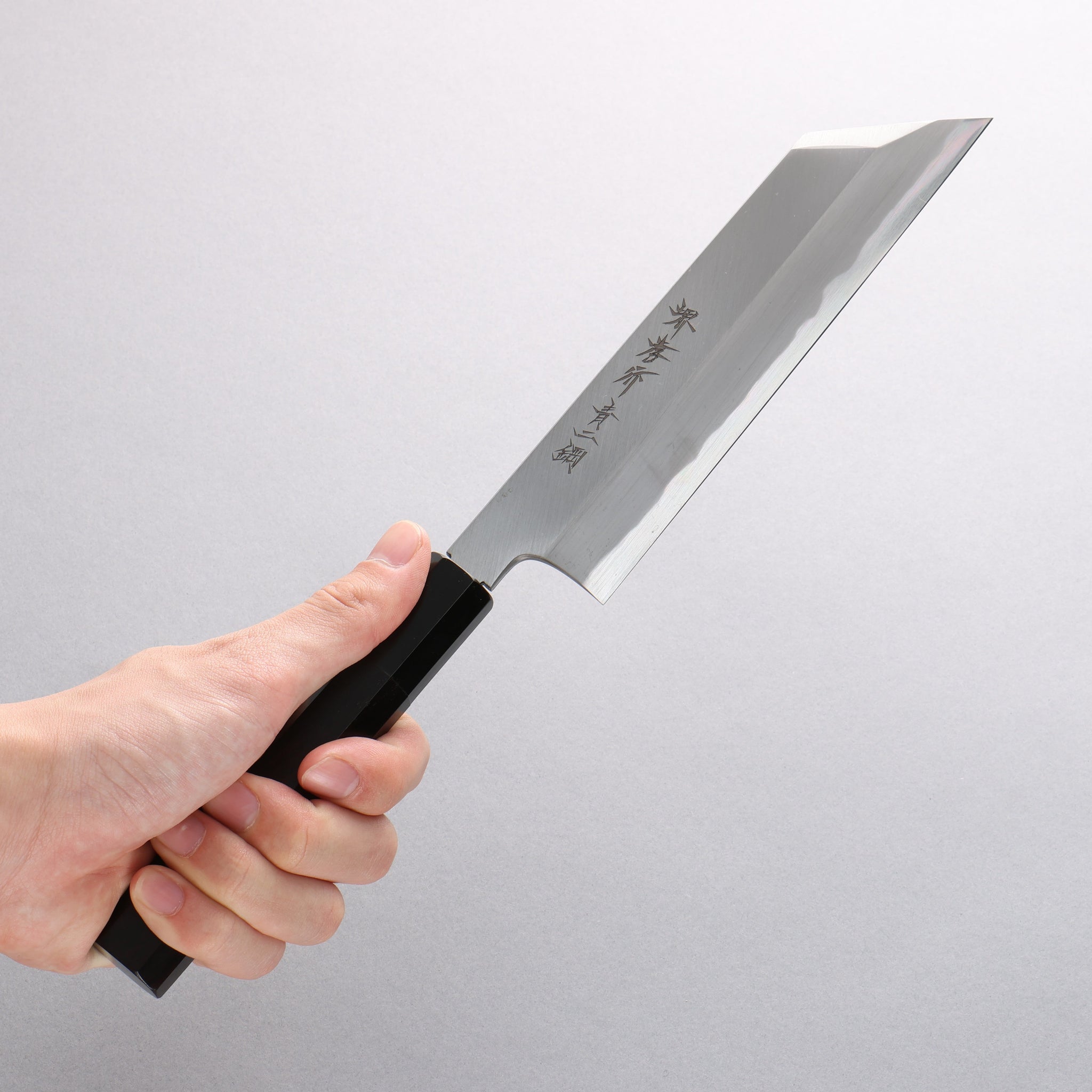 堺 孝行 青ニ鋼 ムキ物包丁 180mm 黒檀柄 - 清助刃物