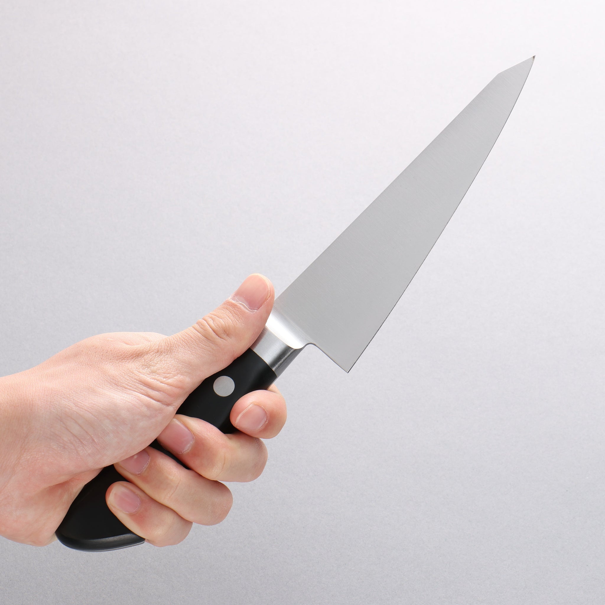 堺 孝行 【左利き用】 日本鋼 骨スキ包丁 150mm 合板柄 - 清助刃物