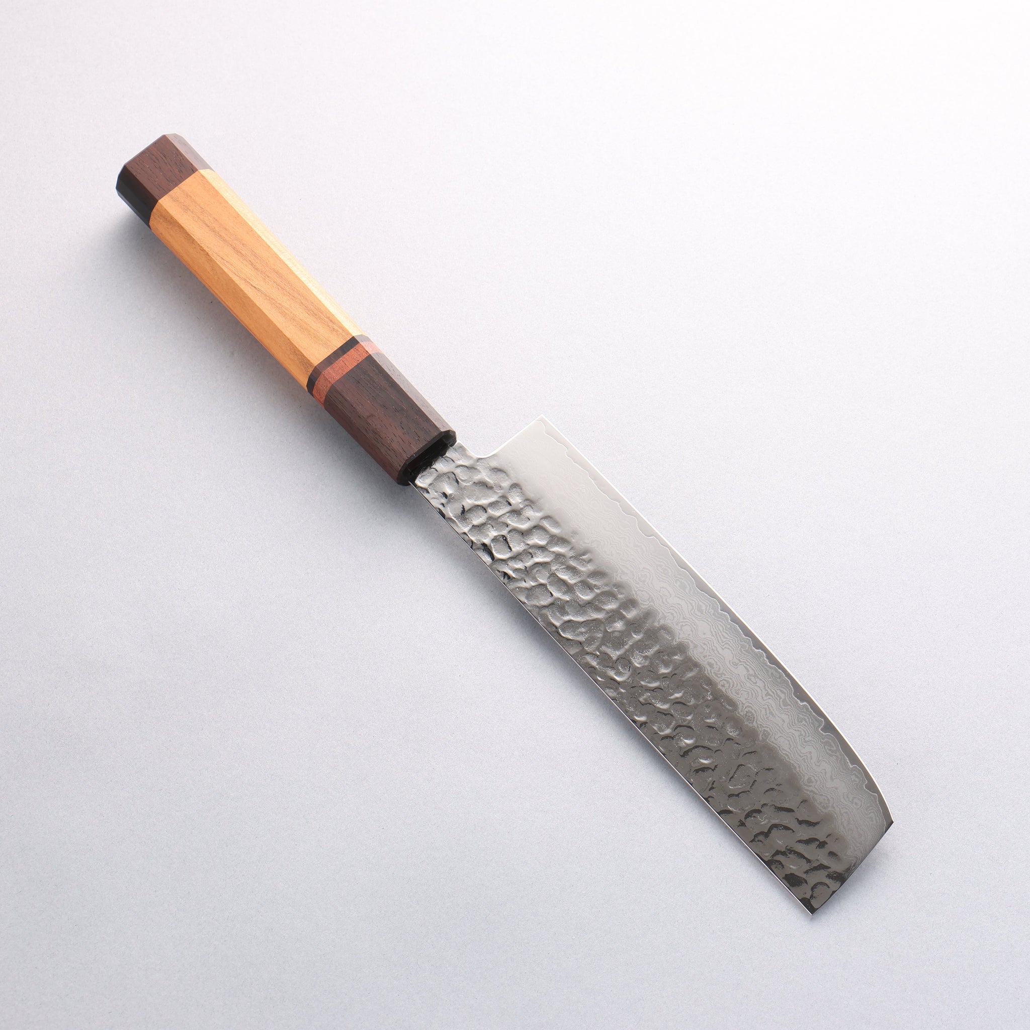 堺 孝行 VG10 33層 ダマスカス 菜切包丁 和包丁 170mm 山桜 (十二角)柄 - 清助刃物