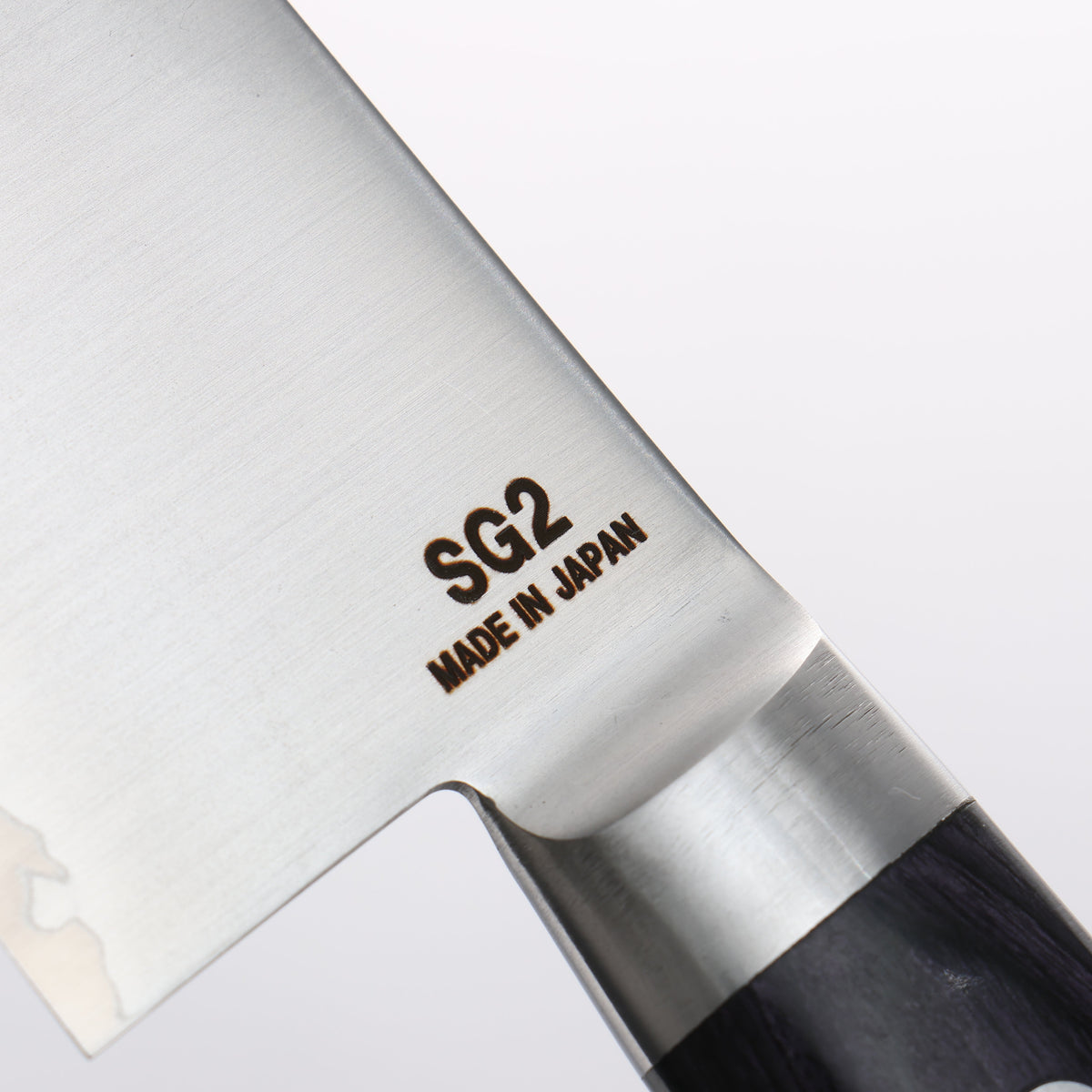 樋口 SG2 三徳包丁 180mm 合板 (紺色)柄 - 清助刃物