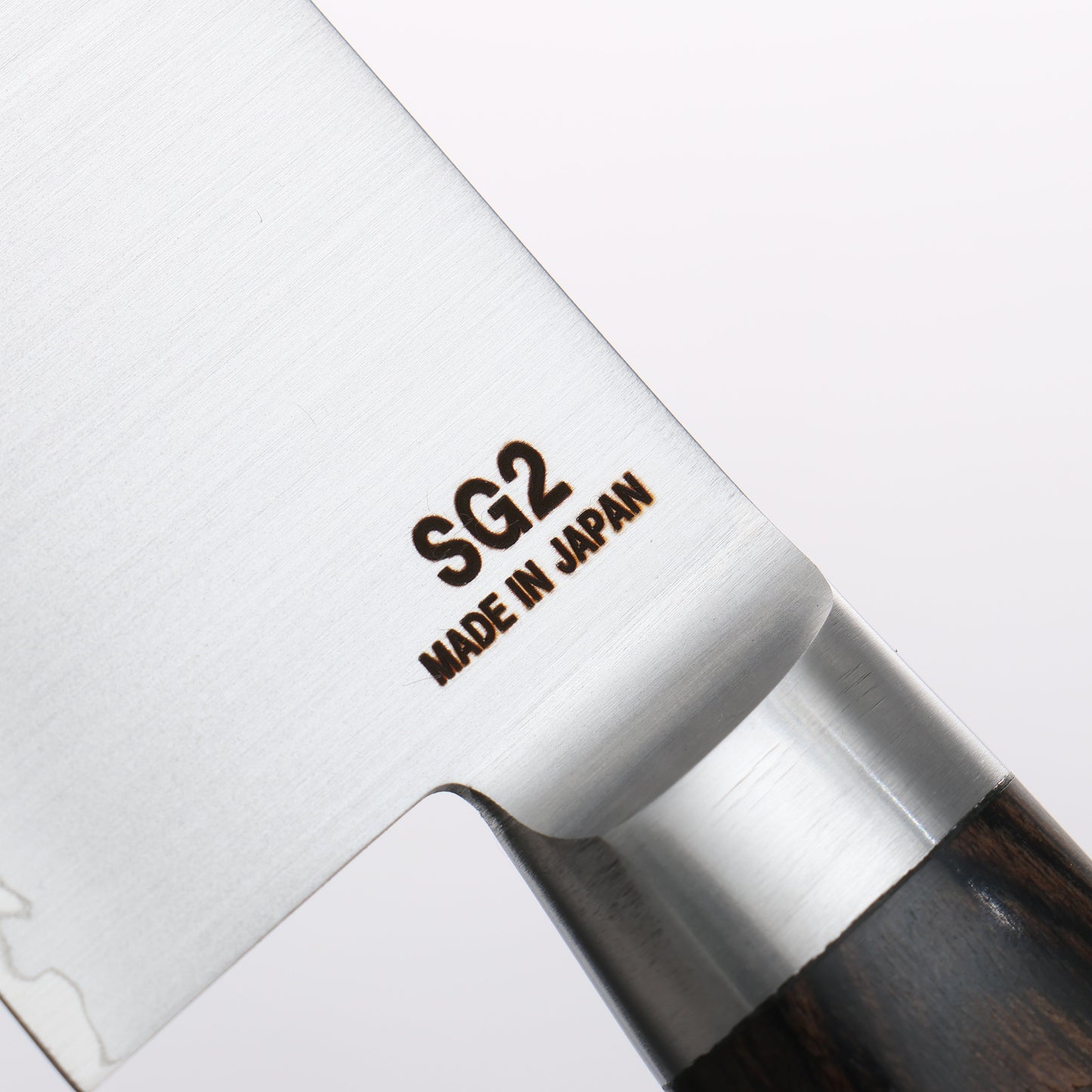 樋口 SG2 三徳包丁 180mm 茶合板柄 - 清助刃物
