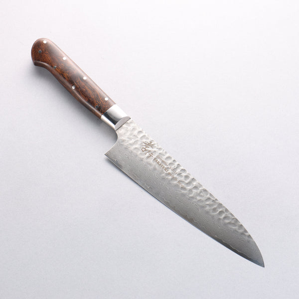 堺孝行 33層 槌目ダマスカスVG10 三徳 180mm Amazon | 堺孝行 槌目ダマスカス 33層 洋ハンドル (柳刃270mm