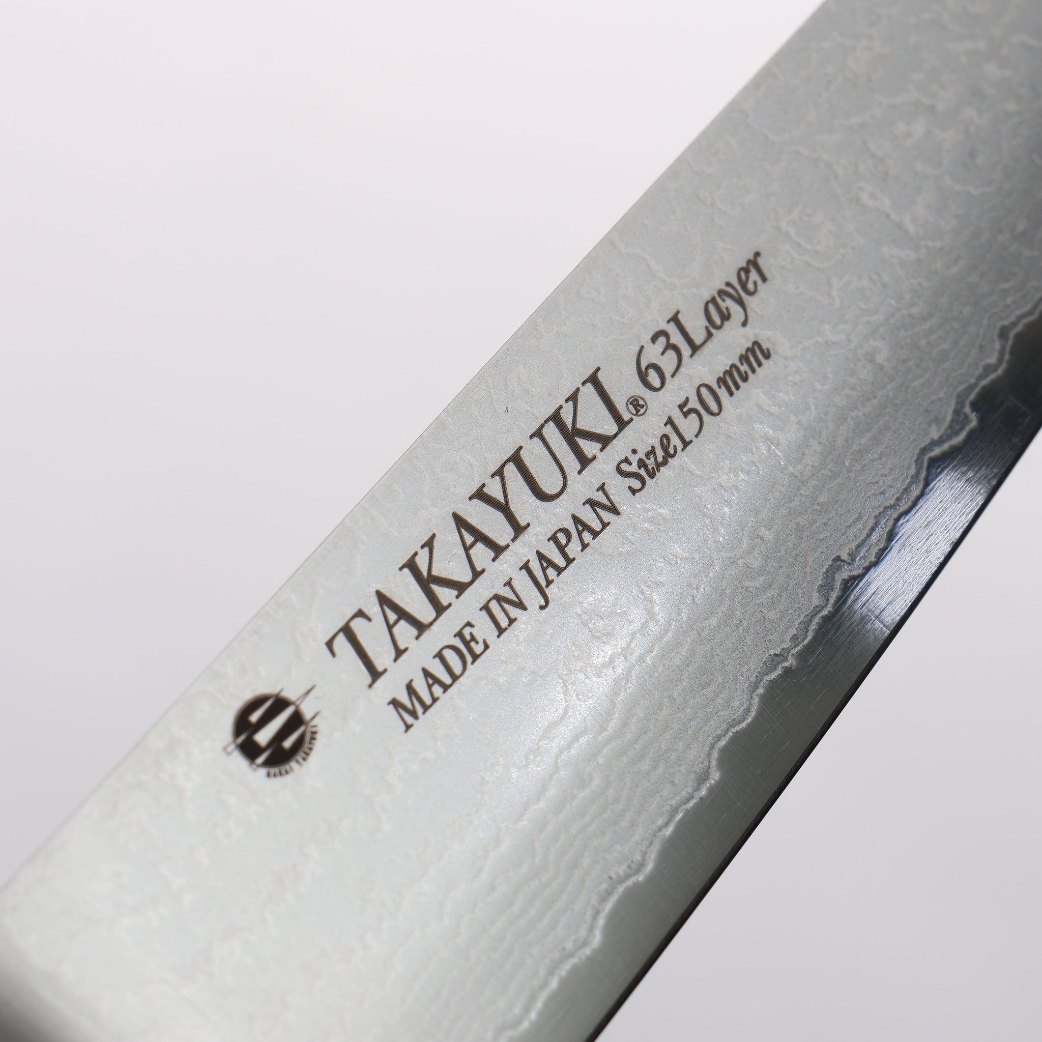 堺 孝行 モリブデン鋼（MOL） 63層ダマスカス ペティーナイフ 150mm - 清助刃物