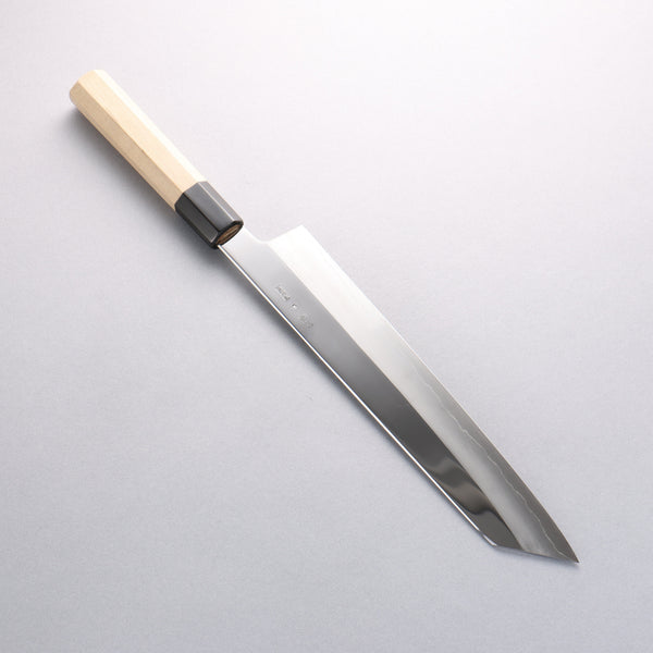 重陽 銀三鋼 鏡面仕上げ 切付牛刀包丁 270mm 朴柄 – 清助刃物 Japan 重陽 銀三鋼 鏡面仕上げ 切付牛刀包丁 270mm 朴柄 – 清助刃物 Japan