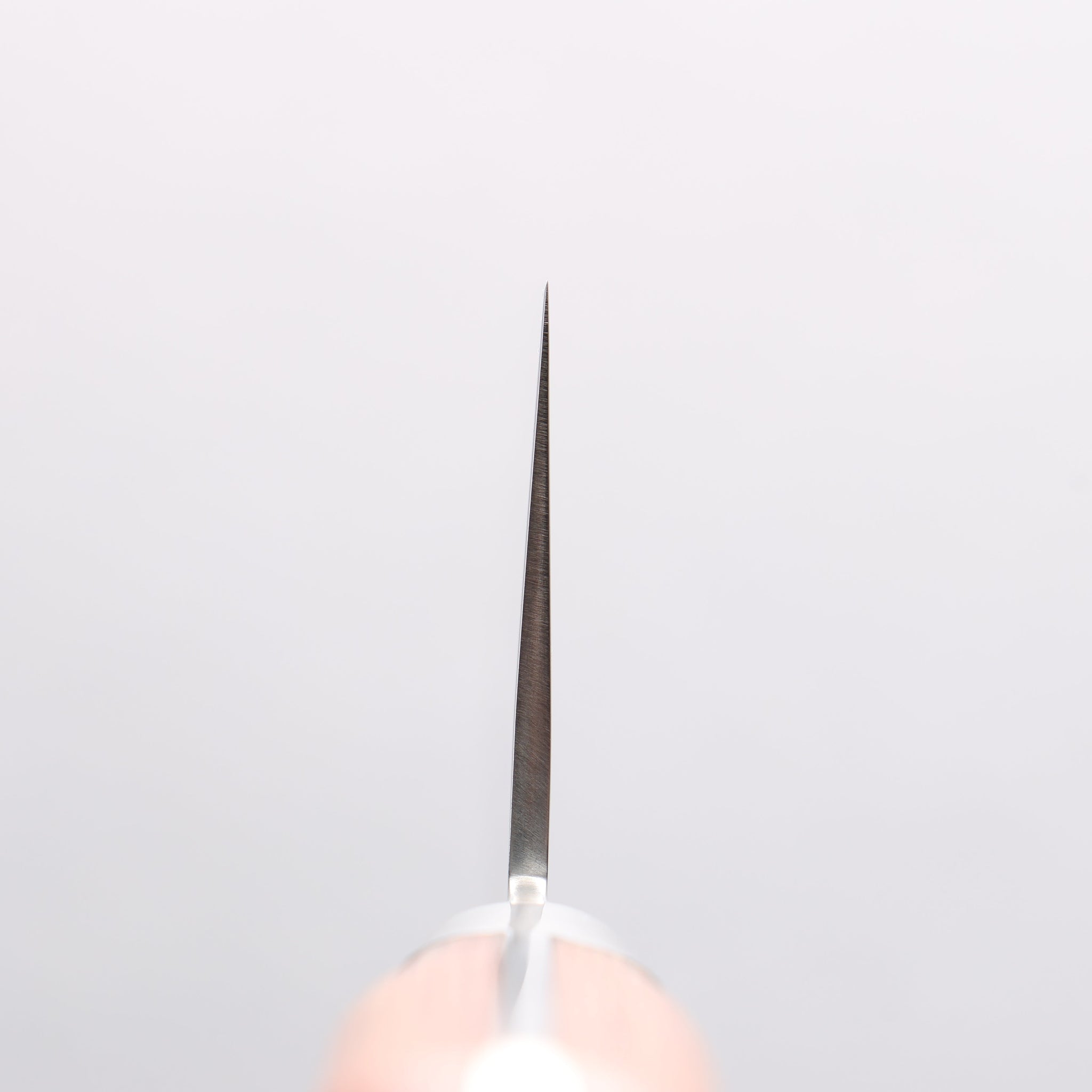 堺 孝行 V金5号 鎚目 三徳包丁 175mm 茶合板柄 - 清助刃物