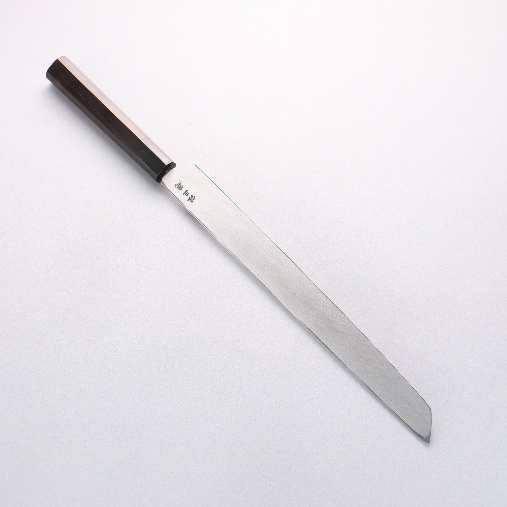 堺 孝行 銀三鋼 先丸蛸引包丁 黒檀柄 - 清助刃物