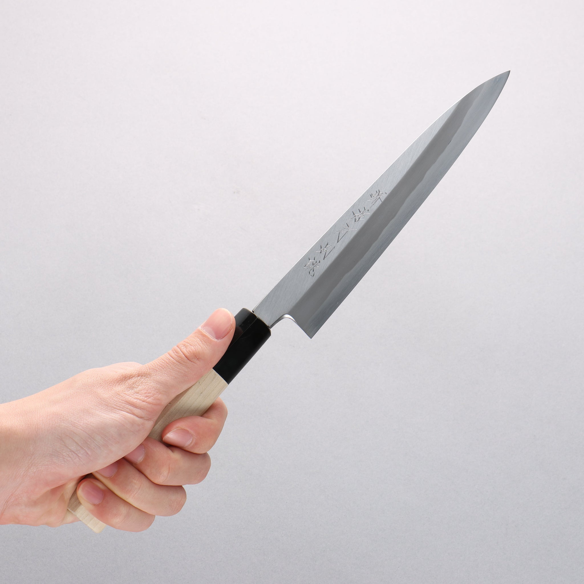 堺 孝行 特上 白ニ鋼 ペティーナイフ 180mm 朴柄 - 清助刃物