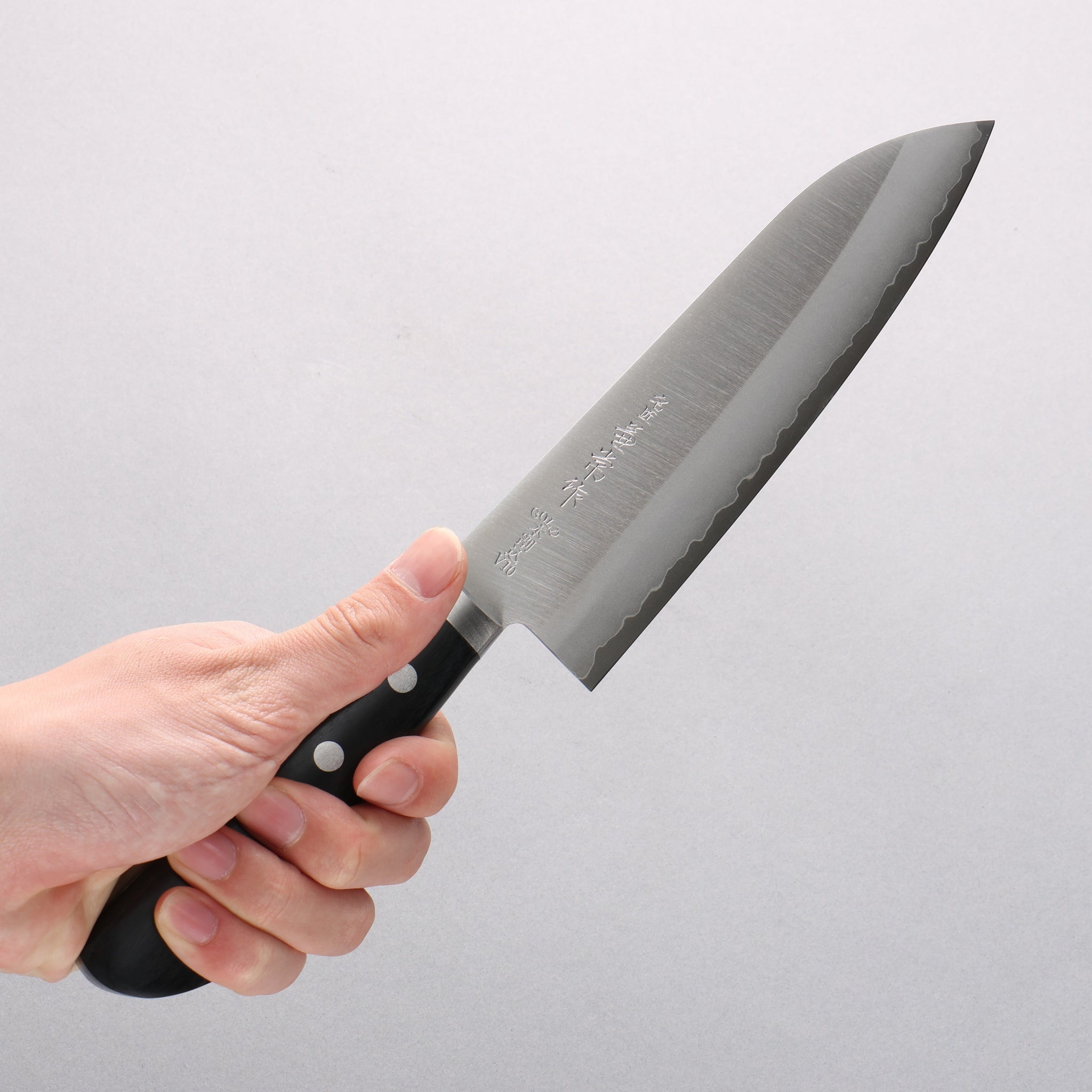 兼常 V金10号 三徳包丁 165mm 合板柄 - 清助刃物