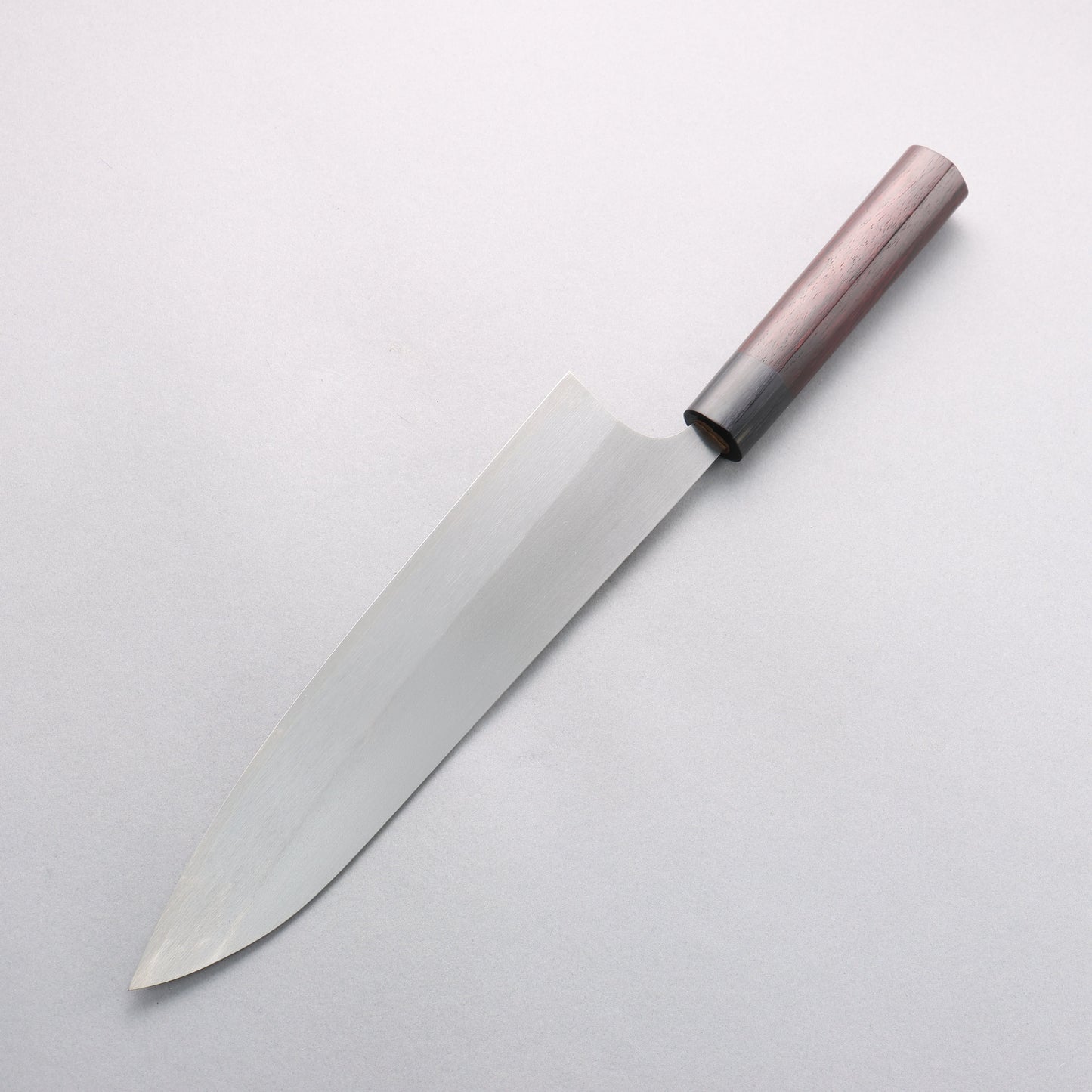 尾形 峻吾 SG2 研出 牛刀包丁 240mm 紫檀柄 - 清助刃物