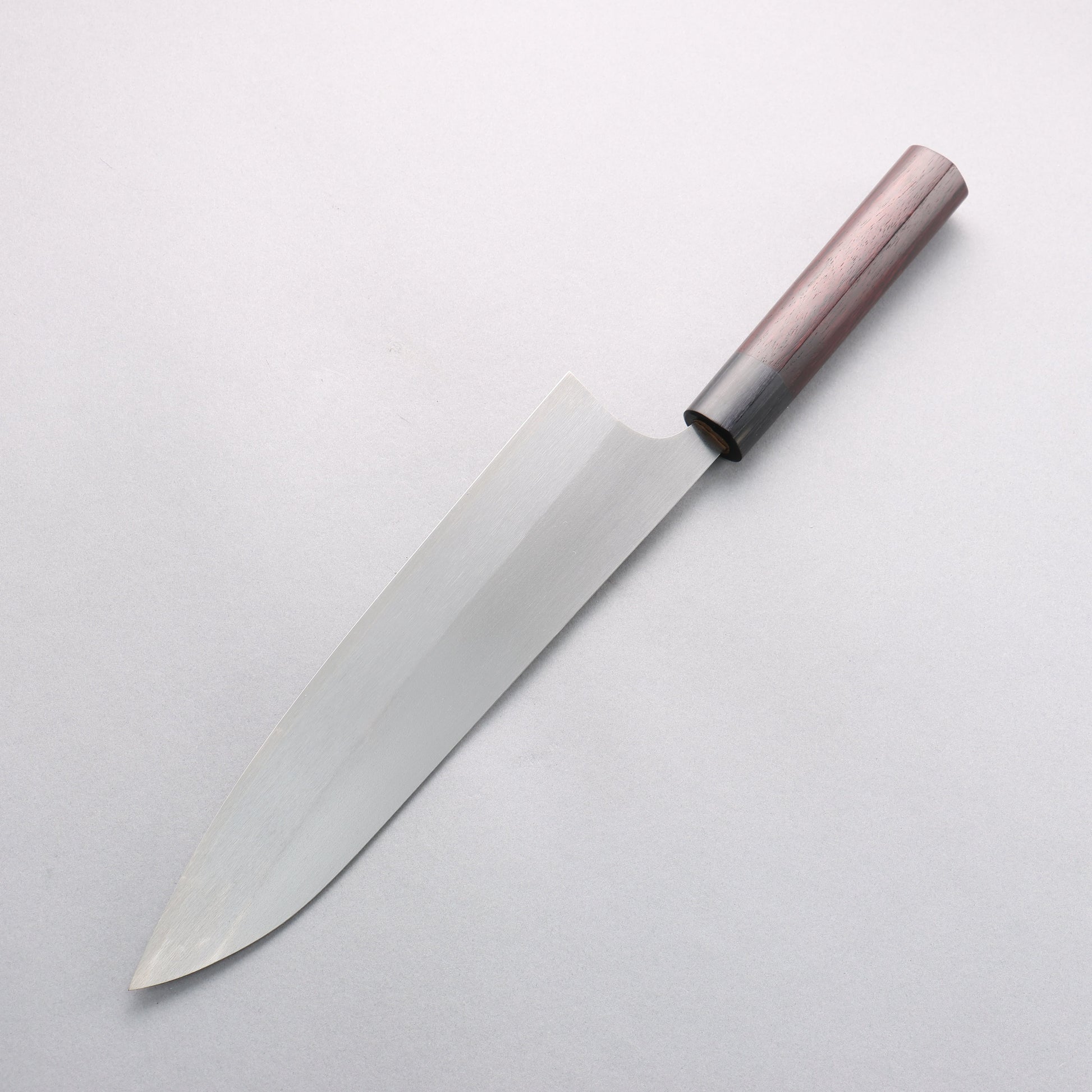 尾形 峻吾 SG2 研出 牛刀包丁 240mm 紫檀柄 - 清助刃物