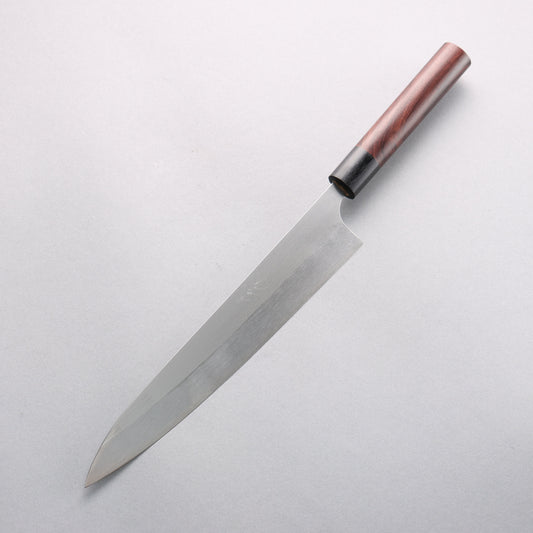 尾形 峻吾 SG2 研出 筋引包丁 240mm 紫檀柄 - 清助刃物
