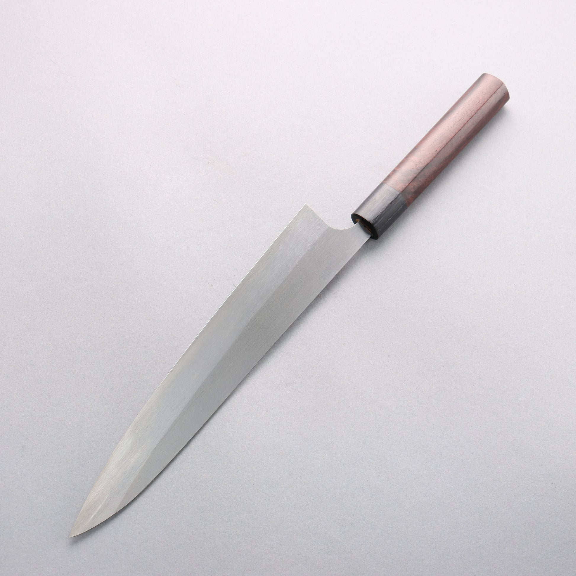 尾形 峻吾 SG2 研出 筋引包丁 240mm 紫檀柄 - 清助刃物
