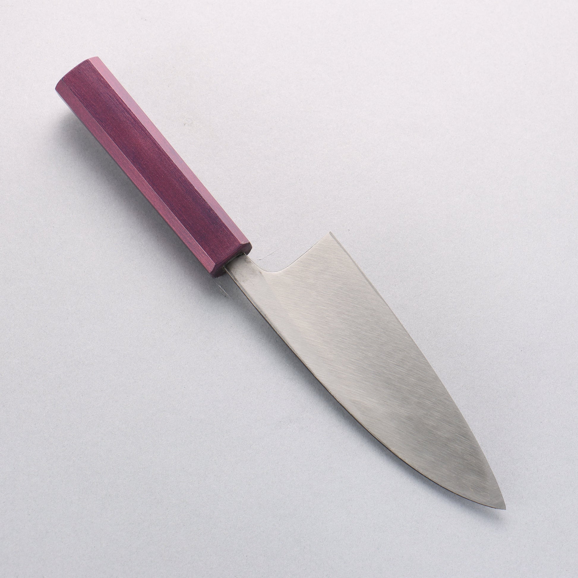 清助 白ニ鋼 黒打 出刃包丁 135mm - 清助刃物