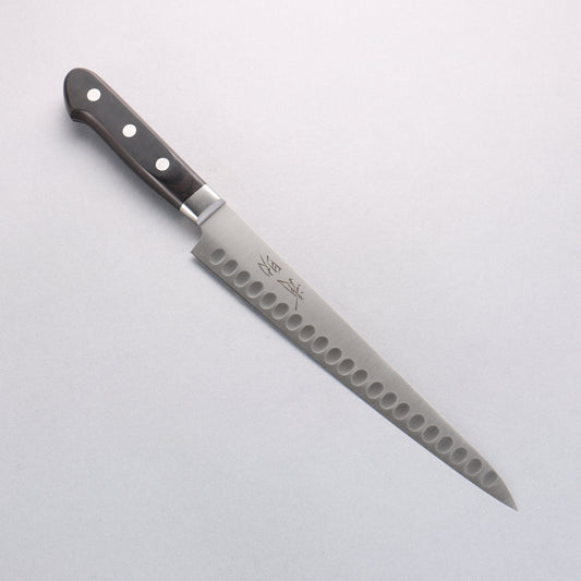 清助 スウェーデン鋼 筋引サーモン 240mm 黒合板柄 - 清助刃物