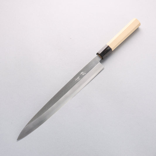 清助 【左利き用】 モリブデン鋼（MOL） 霞研 柳刃包丁 270mm - 清助刃物