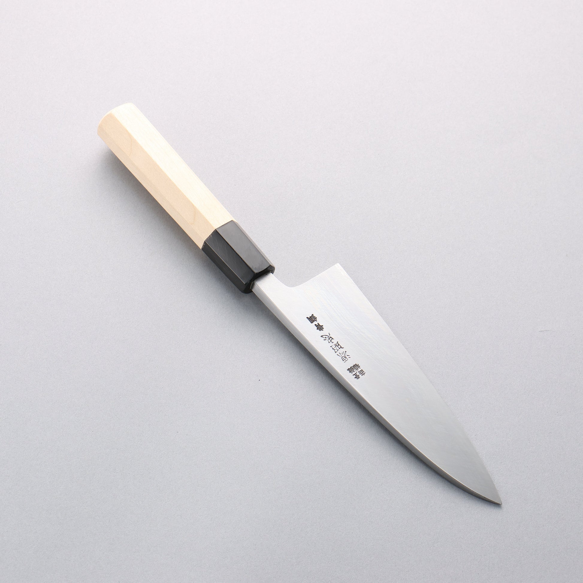 源 昭忠 青ニ鋼 相出刃 150mm 朴 (口輪：水牛)柄 - 清助刃物