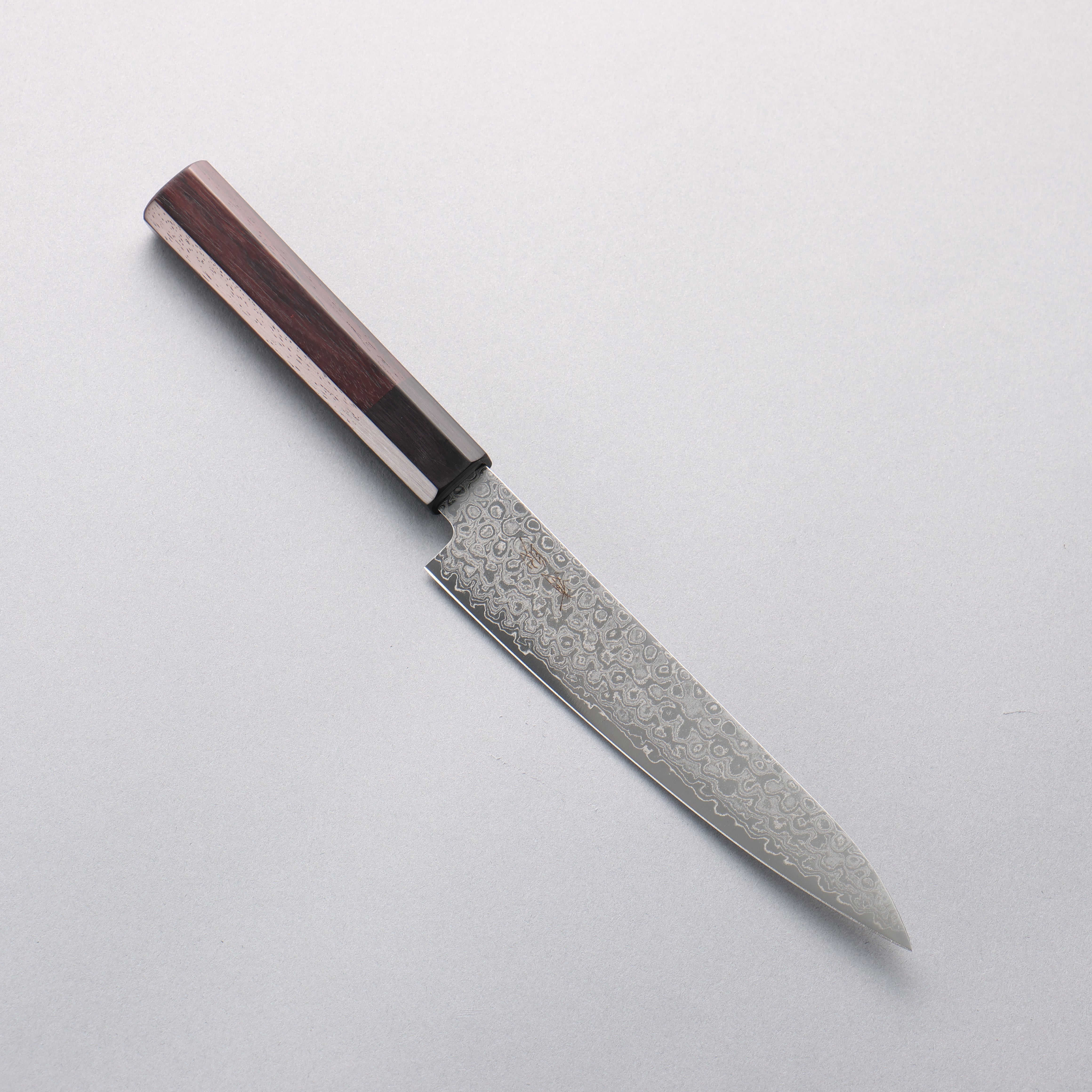 清助 AUS10 ダマスカス ペティーナイフ 150mm 紫檀柄 - 清助刃物