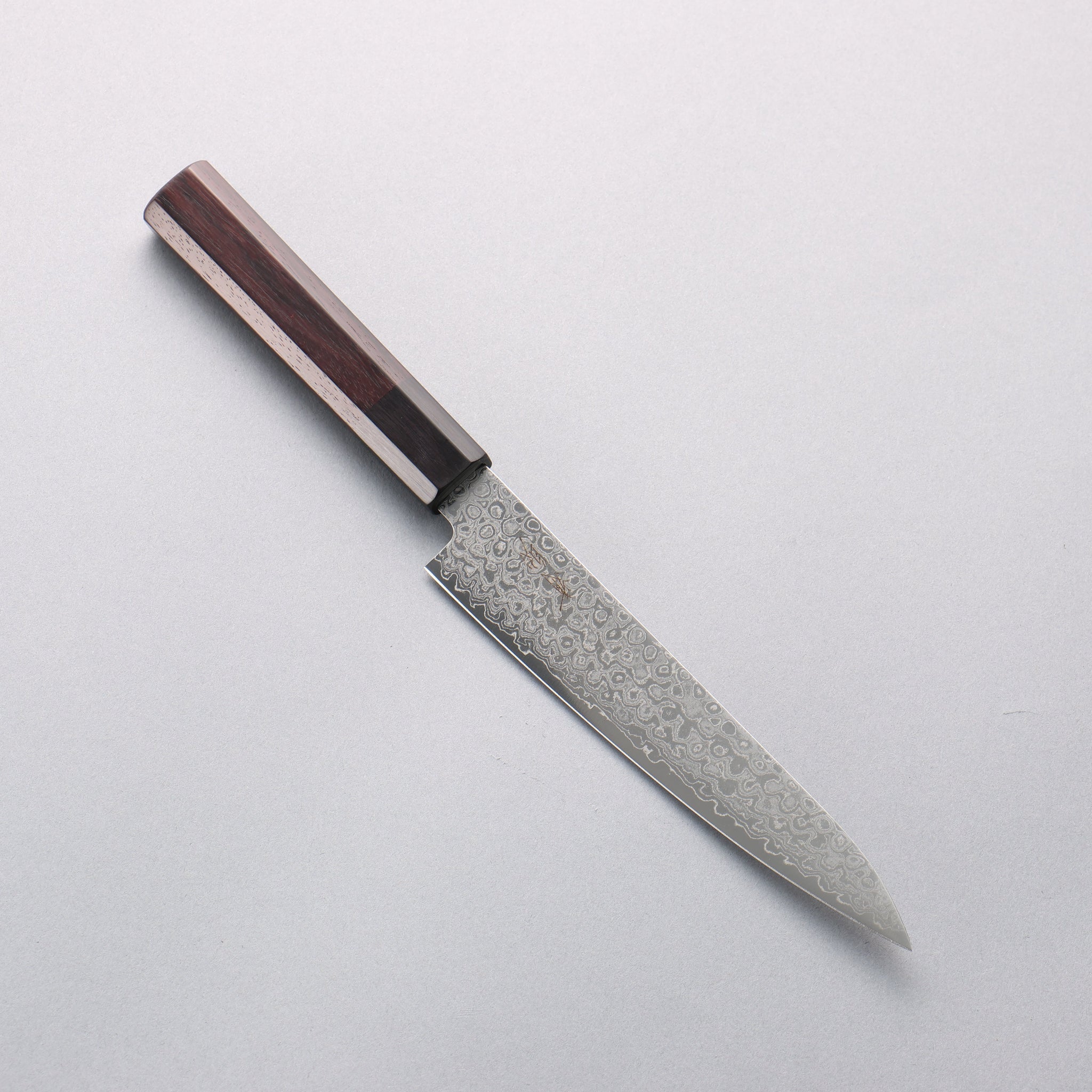 清助 AUS10 ダマスカス ペティーナイフ 150mm 紫檀柄 - 清助刃物
