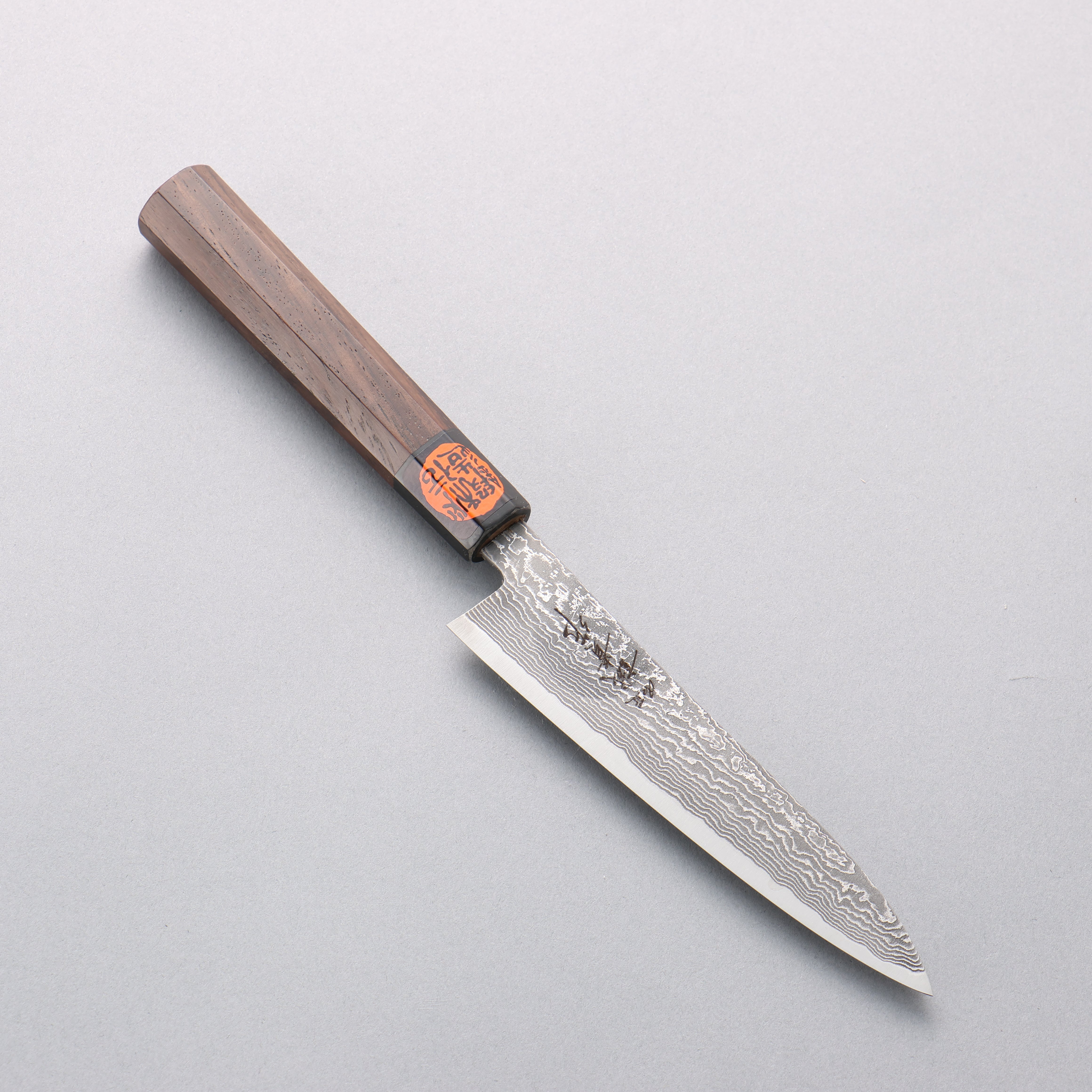 田中 誠貴 春風 SG2 ダマスカス ペティーナイフ 135mm ウォルナット柄 - 清助刃物