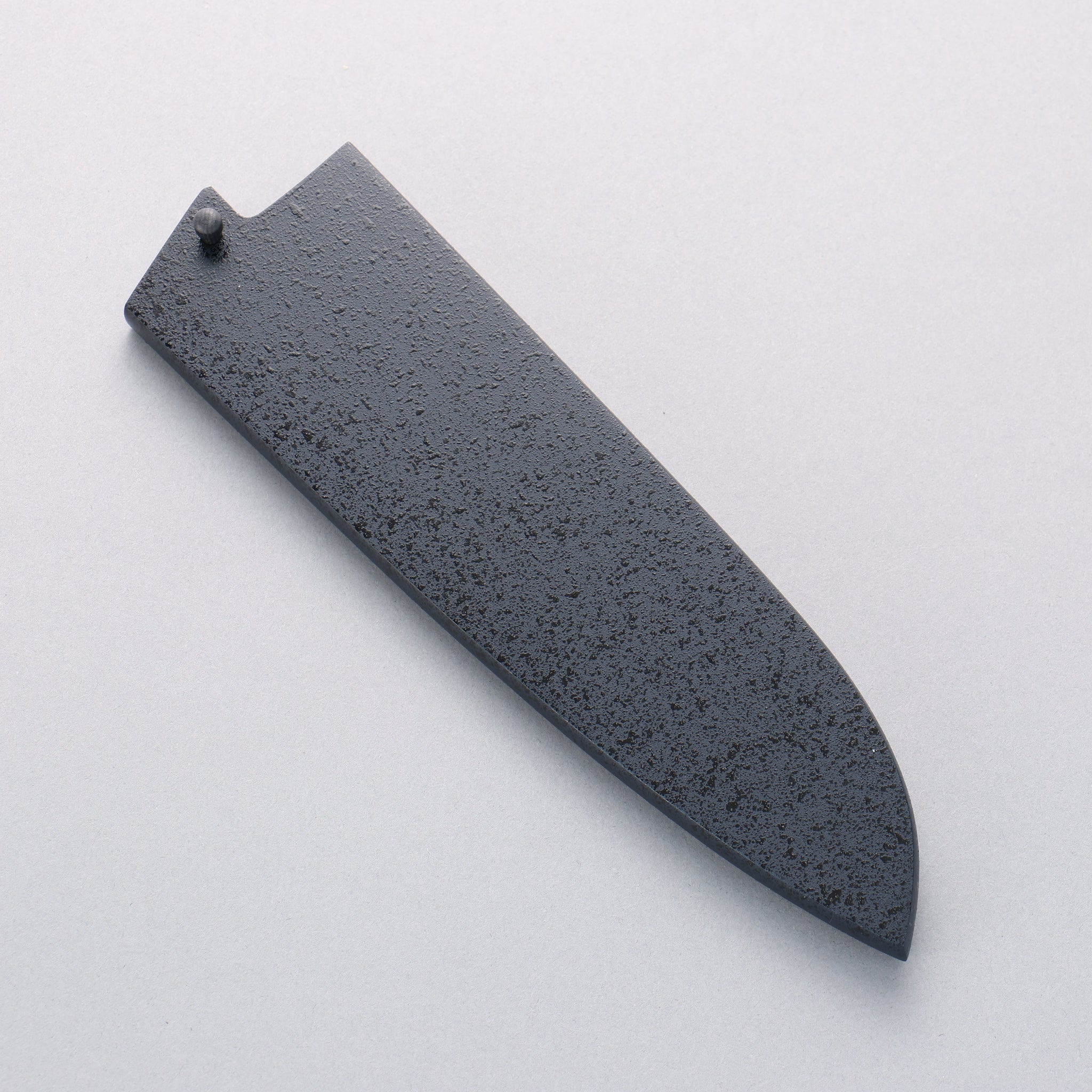 清助 青天 モリブデン鋼（MOL） 三徳包丁 180mm 合板 (紺色)柄 鞘付き - 清助刃物