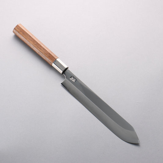 黒鳥 銀三鋼 磨き仕上げ 鰹包丁 210mm ウォルナット柄 - 清助刃物