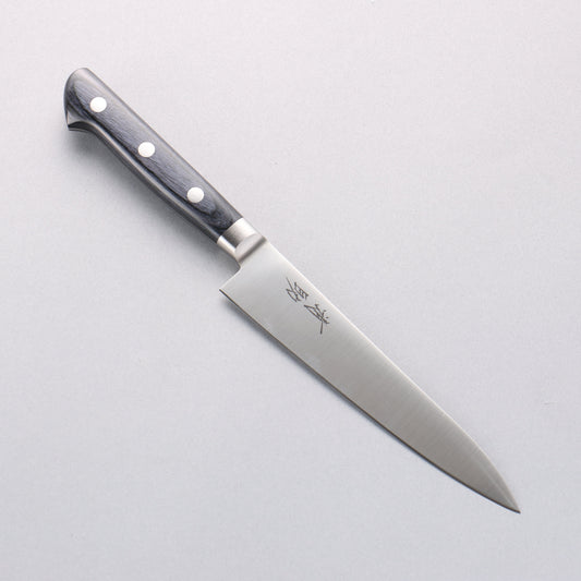清助 青天 モリブデン鋼（MOL） ペティーナイフ 和包丁 150mm 合板 (紺色)柄 鞘付き - 清助刃物