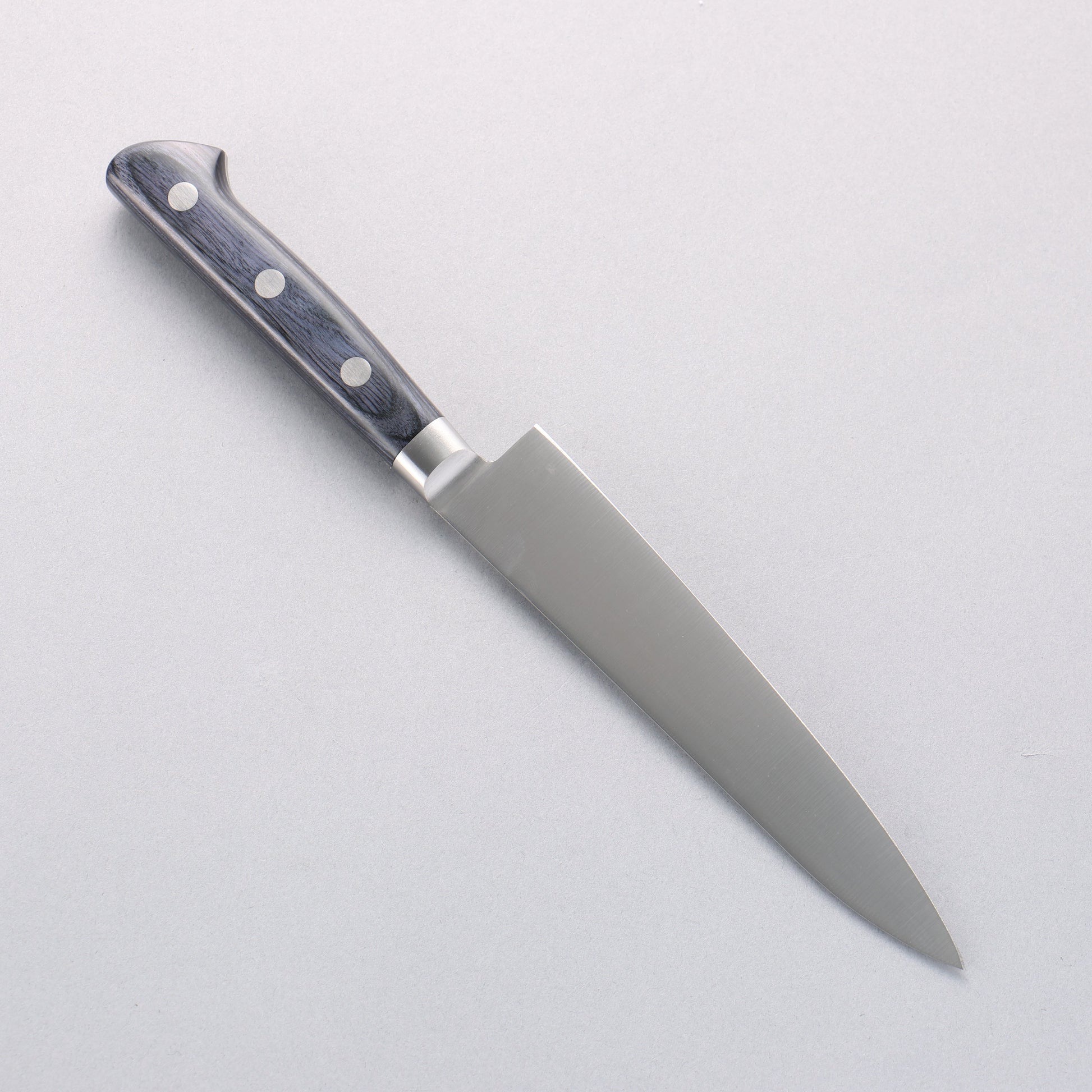清助 青天 モリブデン鋼（MOL） ペティーナイフ 150mm 合板 (紺色)柄 鞘付き - 清助刃物