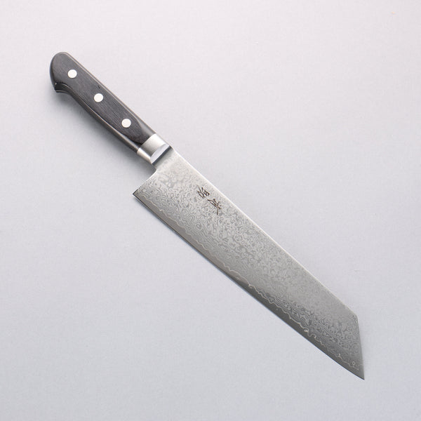清助 VG10 33層 鏡面仕上げ ダマスカス 切付牛刀包丁 210mm 黒合板柄
