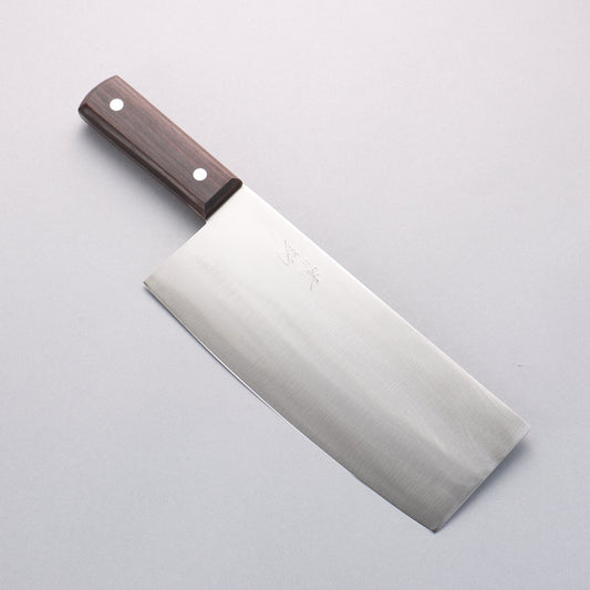 清助 全鋼 中華包丁  220mm 紫檀柄