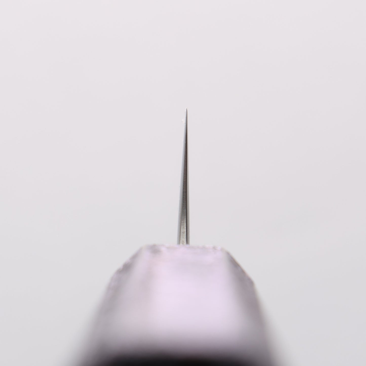 清助 白一鋼 磨き仕上げ 筋引包丁 240mm 樫木紫漆塗り柄 - 清助刃物